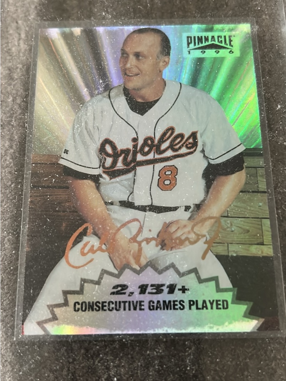 1996 Pinnacle Cal Ripken 1 of 1